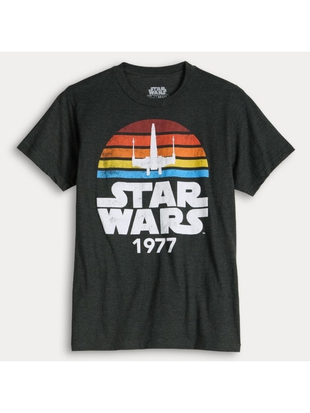 NEW Kohls Star Wars Men's Tee Vintage Logo Sizw XXL